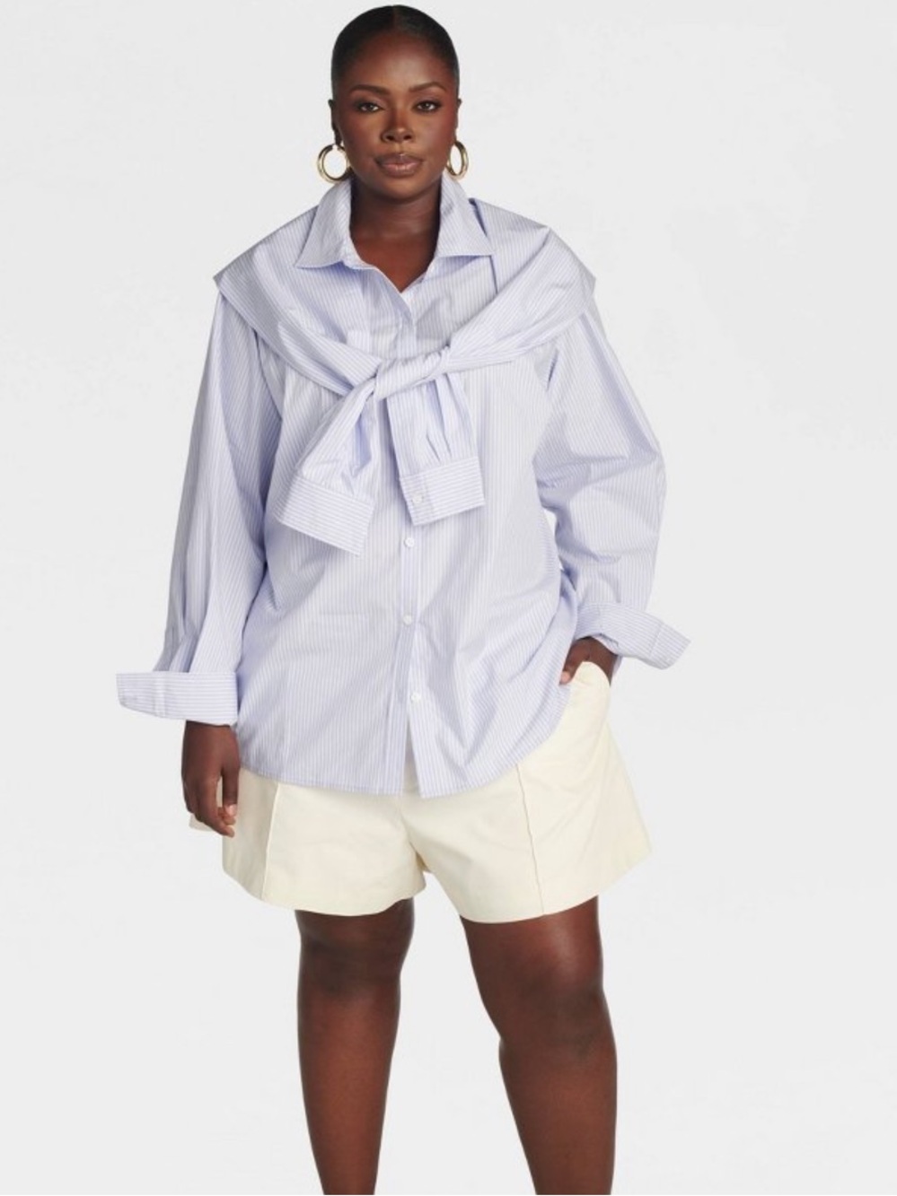 KBB by KAHLANA “The Double Layer Button Down Shirt”